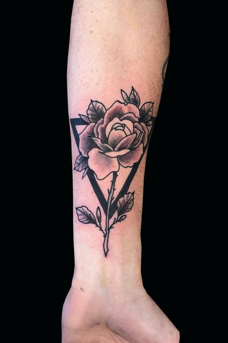 Tattoos - Rose Triangle - 137935